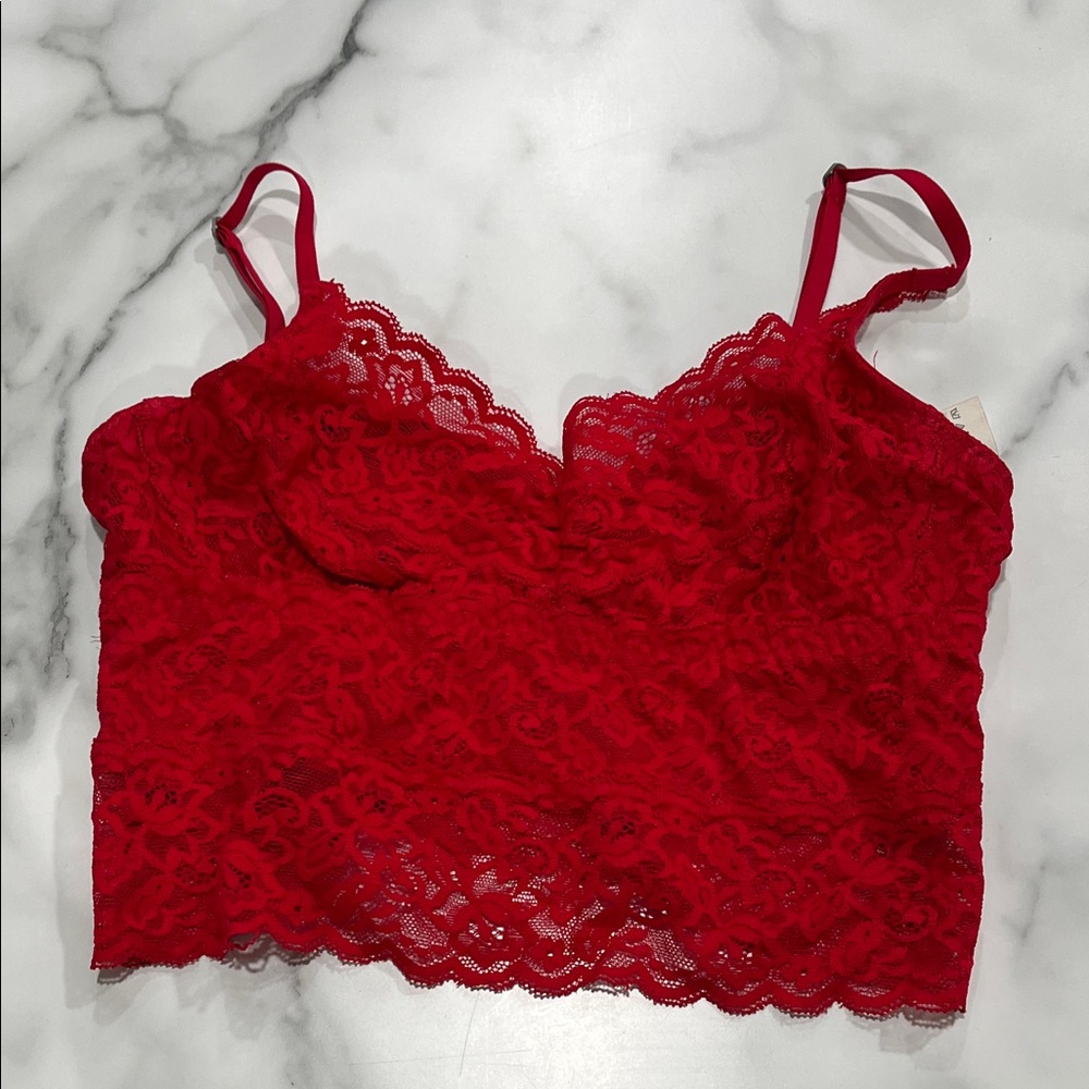Gilly Hicks Scarlet Lace Bralette